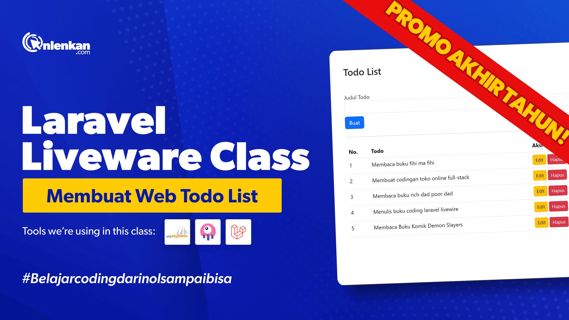 Dasar Laravel Livewire: Membuat Aplikasi Todo List