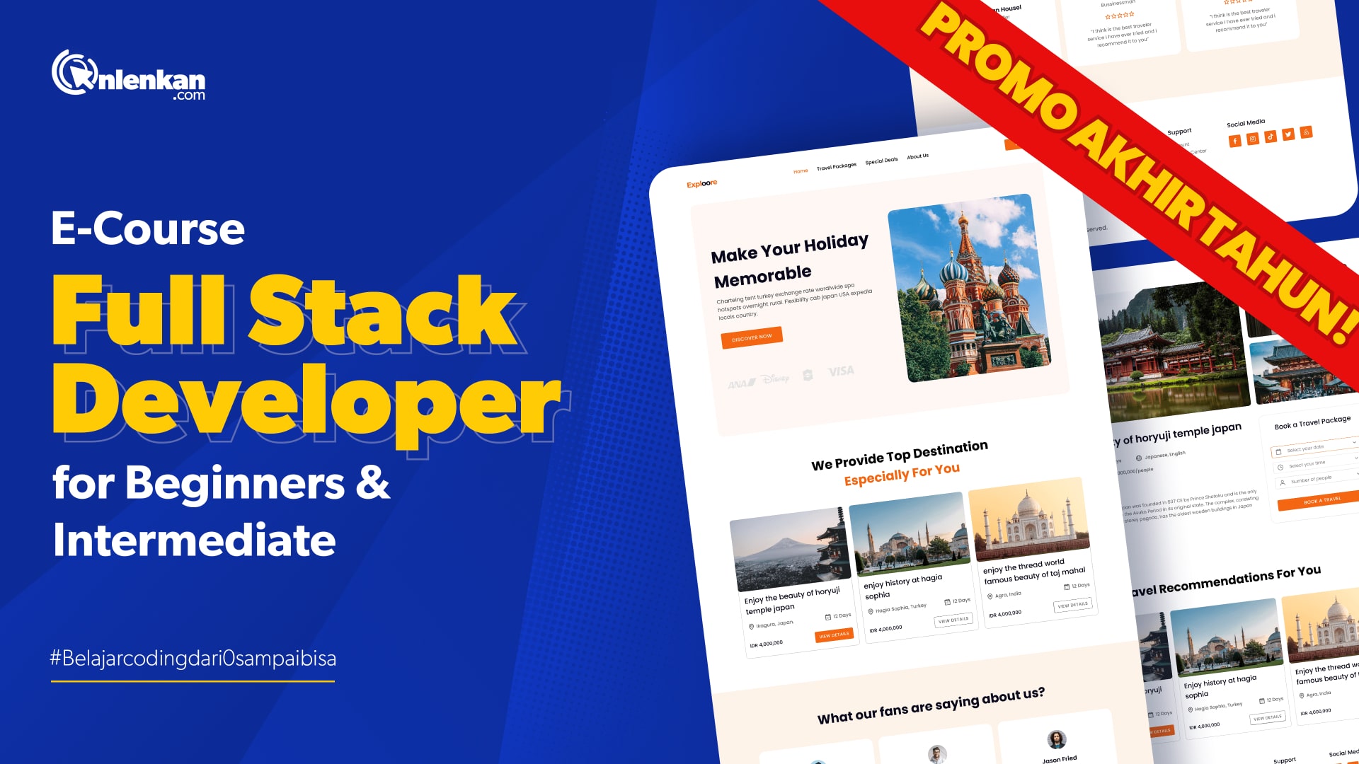 Full-Stack Web Developer | Belajar dari 0 hingga mahir - Laravel