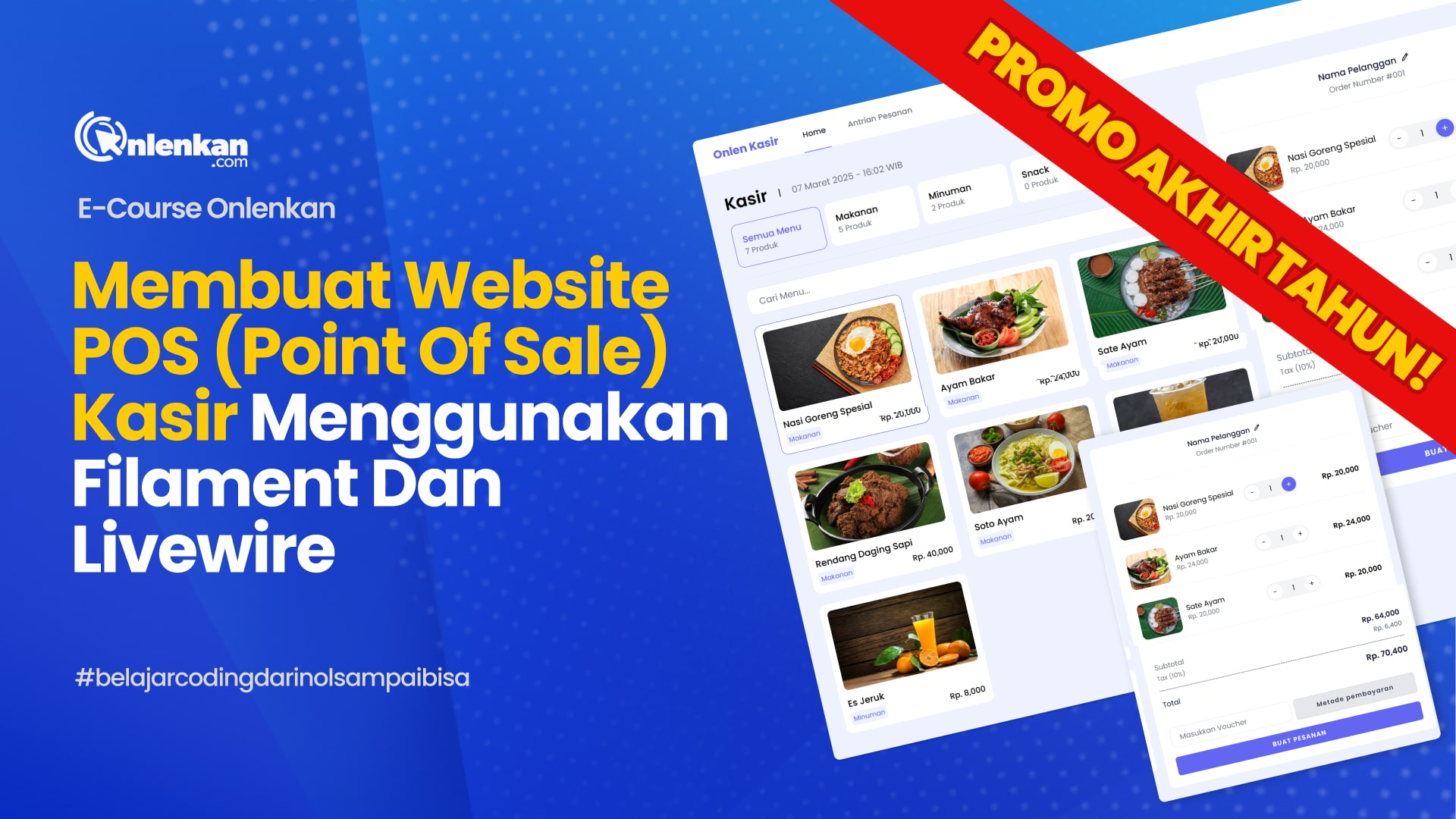 Membuat Website POS (Point Of Sale) Kasir Menggunakan Filament dan Livewire